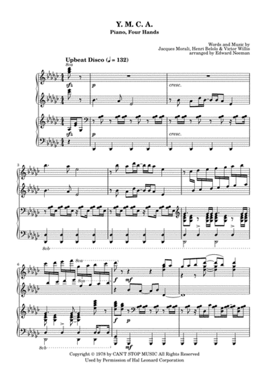 Y.M.C.A. (arr. Edward Neeman)