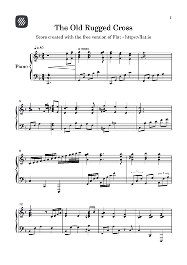 The Old Rugged Cross (arr. Charity Skelly)