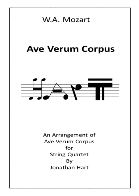Ave Verum Corpus (arr. Jonathan Hart)