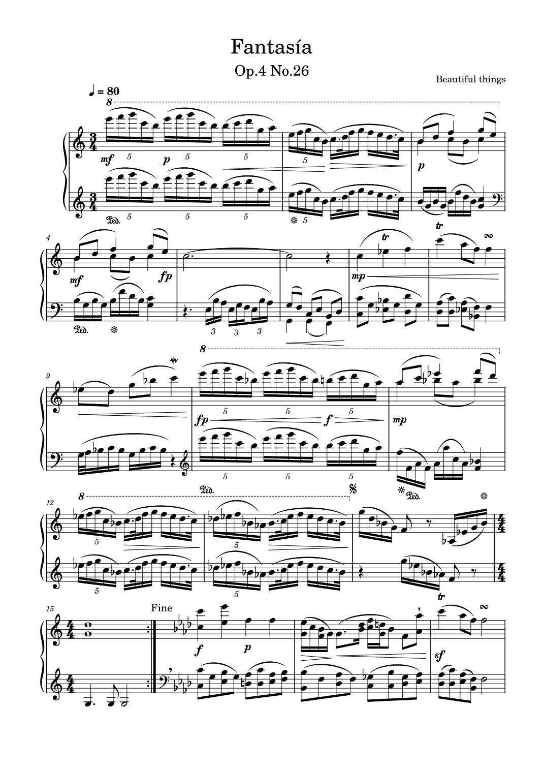 Fantasía-Beautiful things Op 4 No.26
