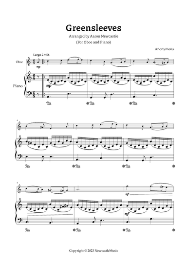 Greensleeves (arr. Aaron Newcastle)