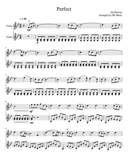 Perfect (arr. DK Music)