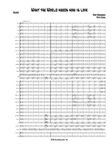 What The World Needs Now Is Love (arr. Pete Cross)