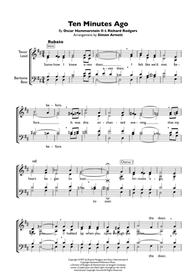 Ten Minutes Ago (arr. Simon Arnott)