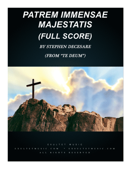 Patrem Immensae Majestatis (Full Score)