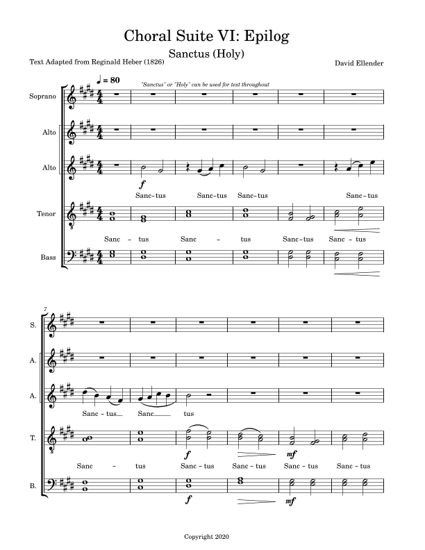 Sanctus (Holy, Holy, Holy)