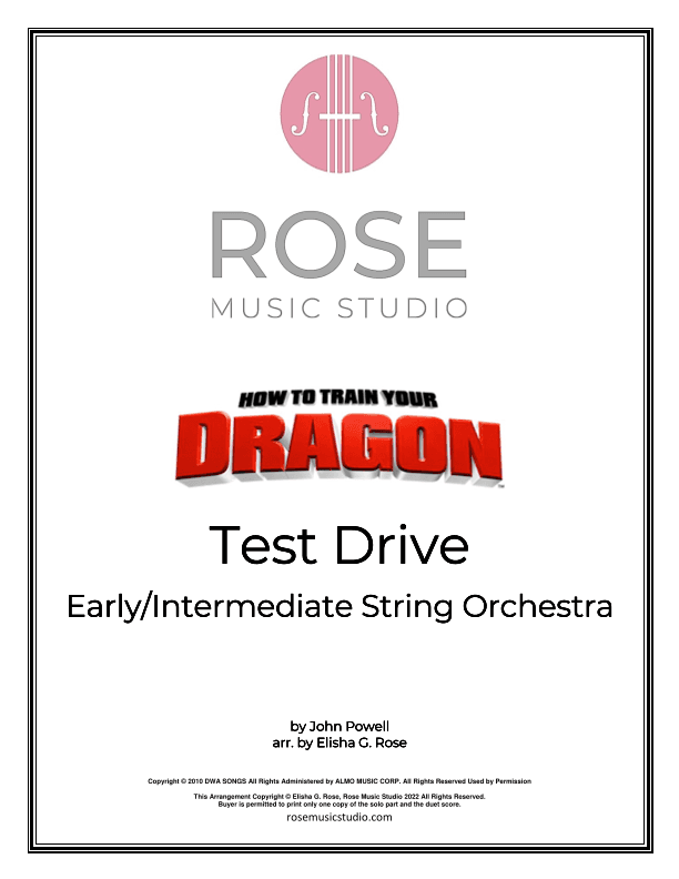Test Drive (arr. Elisha G. Rose - Rose Music Studio)