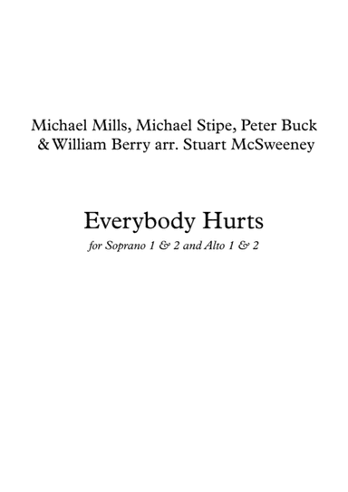 Everybody Hurts (arr. Stuart McSweeney)