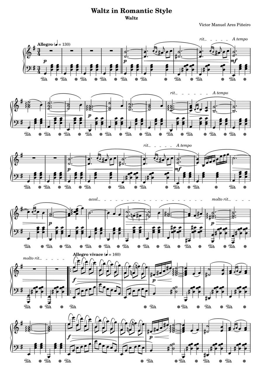 Waltz in Romantic Style