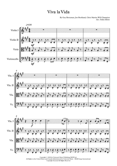 Viva La Vida (arr. Fabio Britto)