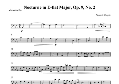 Nocturne in E-flat Major, Op. 9, No. 2 (arr. Wesley S. SIlva)