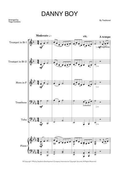Danny Boy (arr. Tiago Cordeiro)