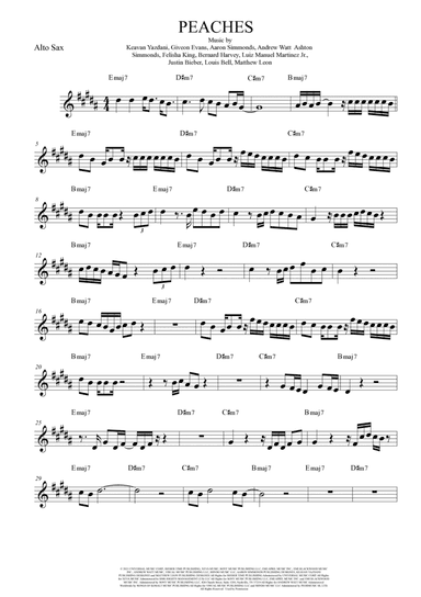 Peaches (arr. Anderson Quevedo)