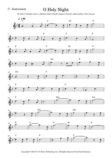 O Holy Night (arr. Fabio Eduardo de Oliveira)