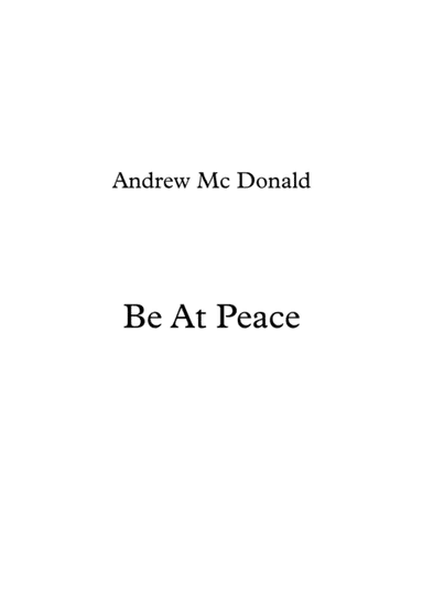 Be At Peace