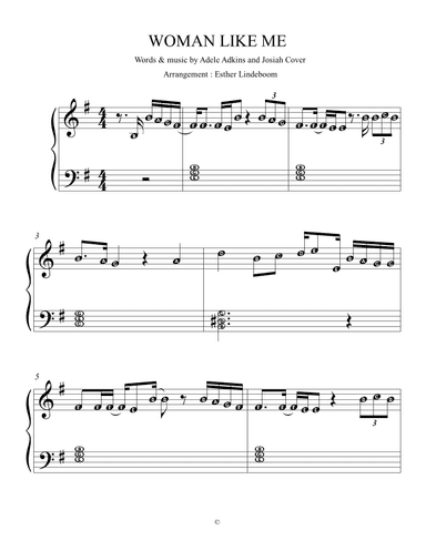 Woman Like Me (arr. Esther Lindeboom)