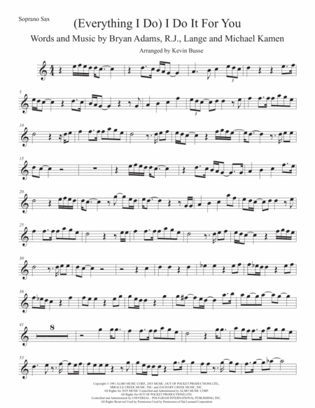 (Everything I Do) I Do It For You (arr. Kevin Busse)