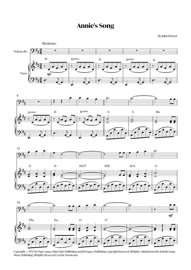 Annie's Song (arr. André Alberto Santos)