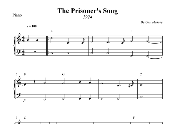 The Prisoner's Song (arr. Wesley S. SIlva)