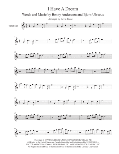 I Have A Dream (arr. Kevin Busse)