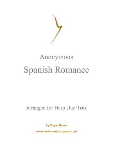 Spanish Romance for harp trio (arr. Megan Reeve)
