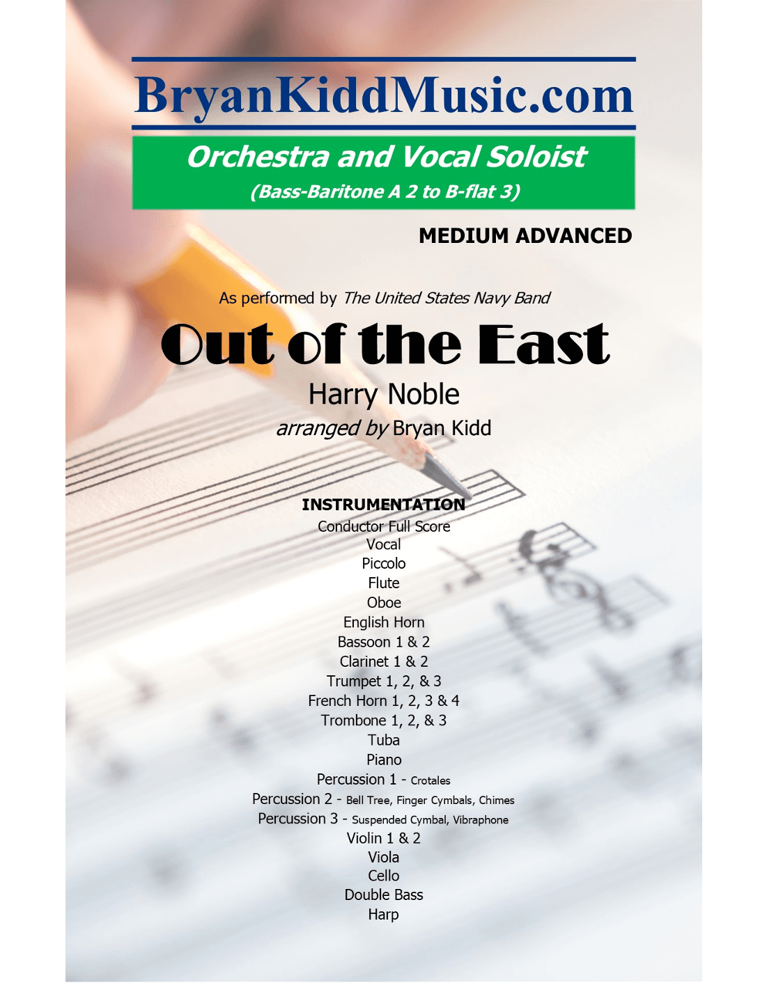 Out Of The East (arr. Bryan Kidd)