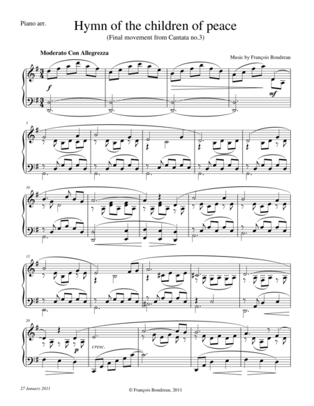Hymn of the children of peace