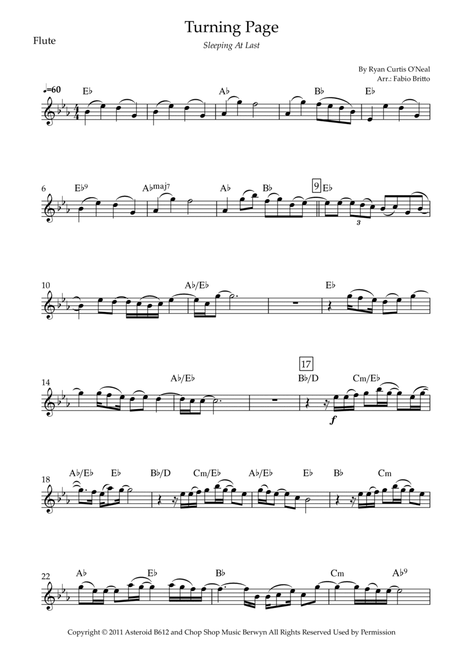 Turning Page (arr. Fabio Britto)
