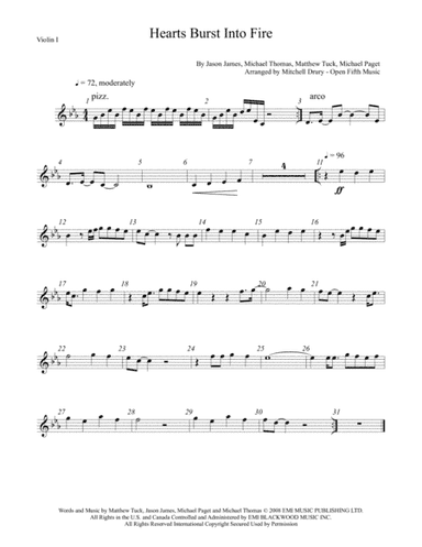 Hearts Burst Into Fire (arr. Mitchell Drury)