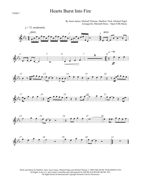 Hearts Burst Into Fire (arr. Mitchell Drury)
