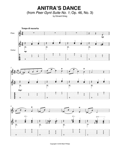 Anitra's Dance (from Peer Gynt Suite No. 1) (arr. Mark Phillips)