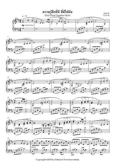 Op.6 Feel Good Together [Dr.QUEW]