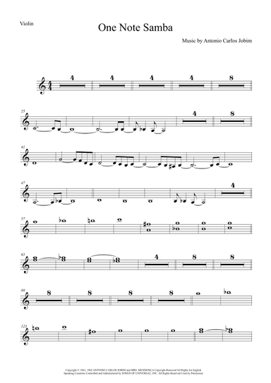One Note Samba (samba De Uma Nota So) (arr. Anderson Quevedo)