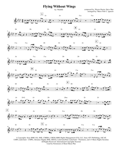 Flying Without Wings (arr. Marco Polo C. Ignacio)