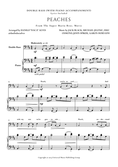 Peaches (arr. Danilo "Daca" Alves)