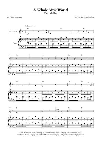 A Whole New World (arr. Tom Drummond)