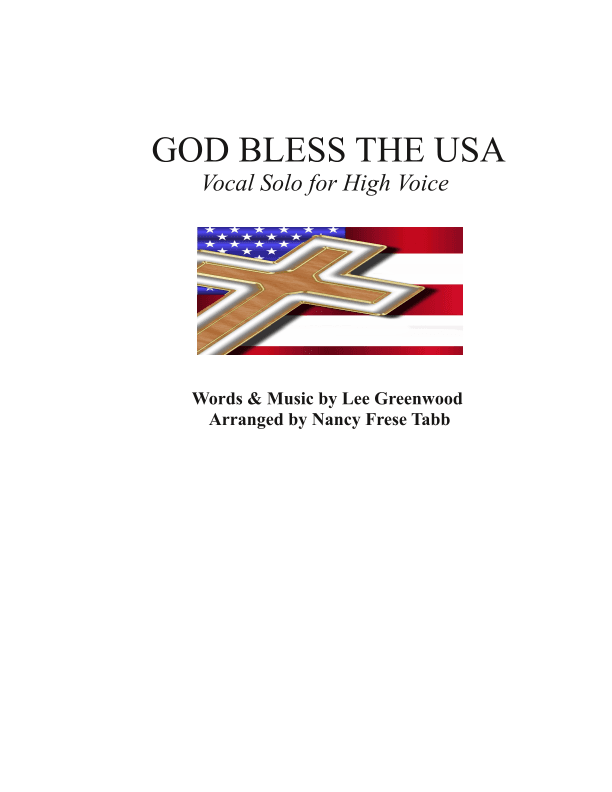 God Bless The U.s.a. (arr. Nancy Frese Tabb)