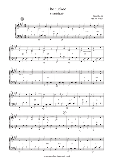The Cuckoo (arr. Julia Gordon)