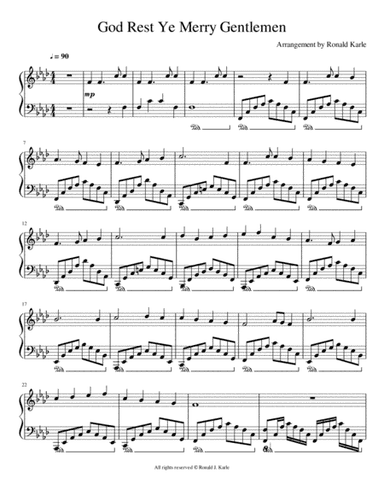 God Rest Ye Merry Gentlemen (arr. Ronald J. Karle)