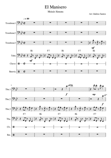 The Peanut Vendor (el Manisero) (arr. Idalmo Santos)