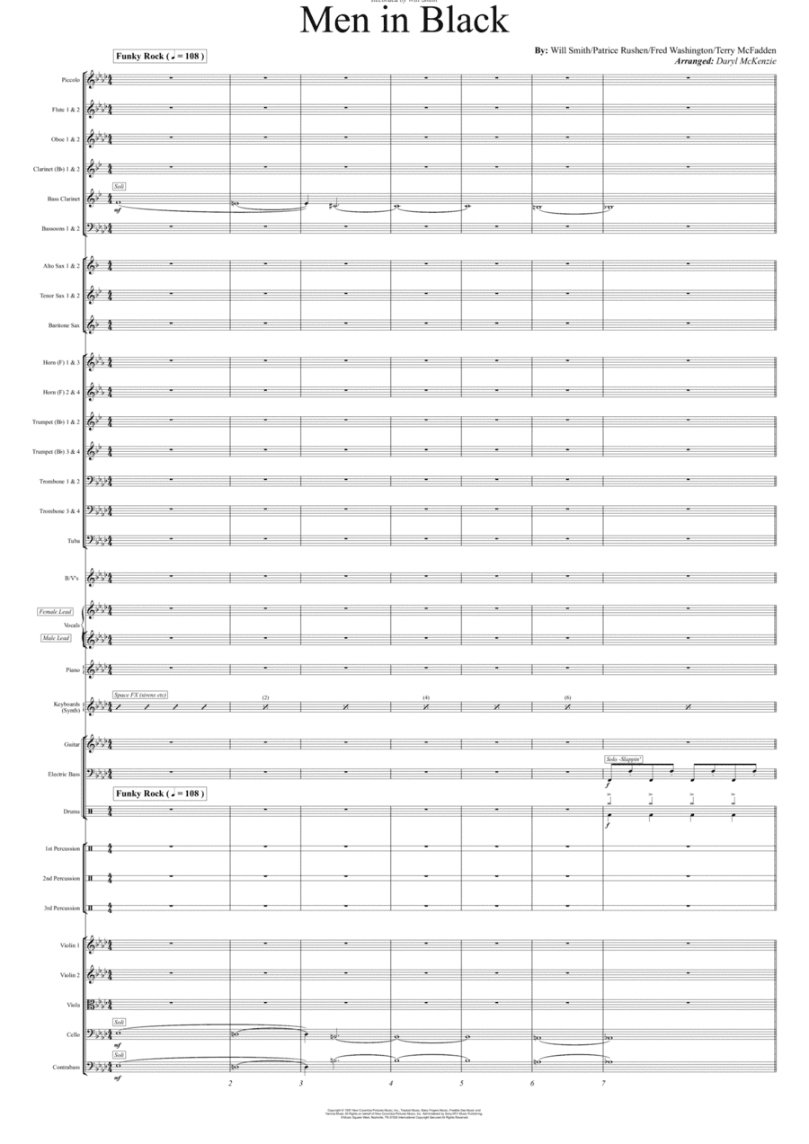 Men In Black (arr. Daryl McKenzie)