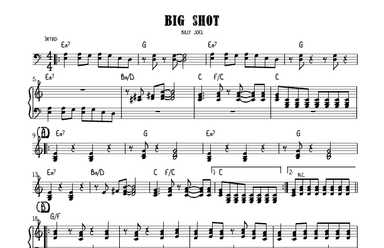 Big Shot (arr. Sarah Jane Cion)