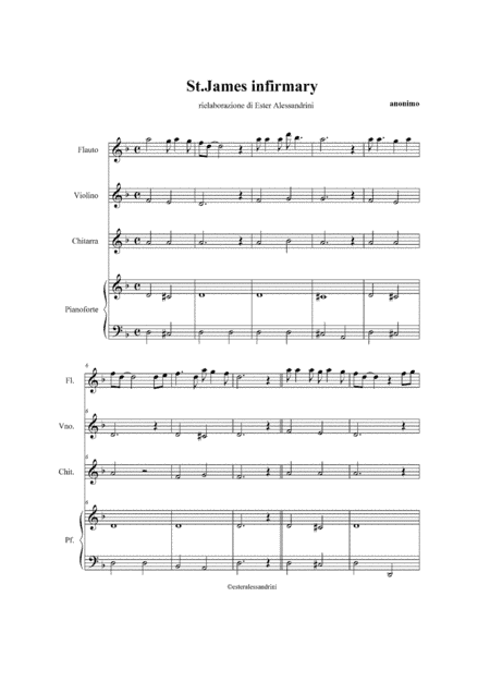 St.James Infirmary (arr. Ester Alessandrini)