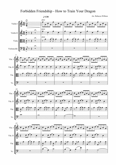 Forbidden Friendship (arr. Rebecca Willson)