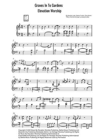 Graves Into Gardens (arr. ezequiel zeferino edição)