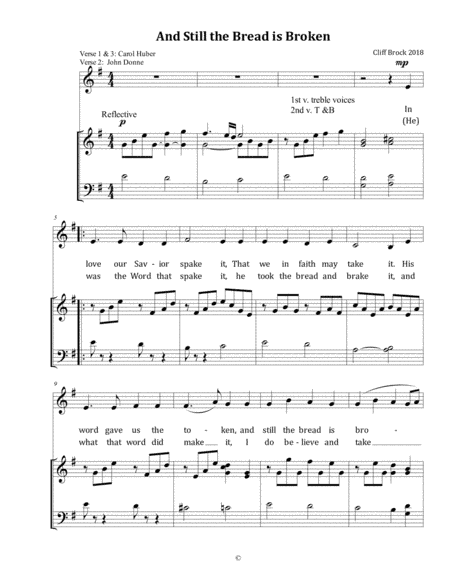 And Still the Bread is Broken