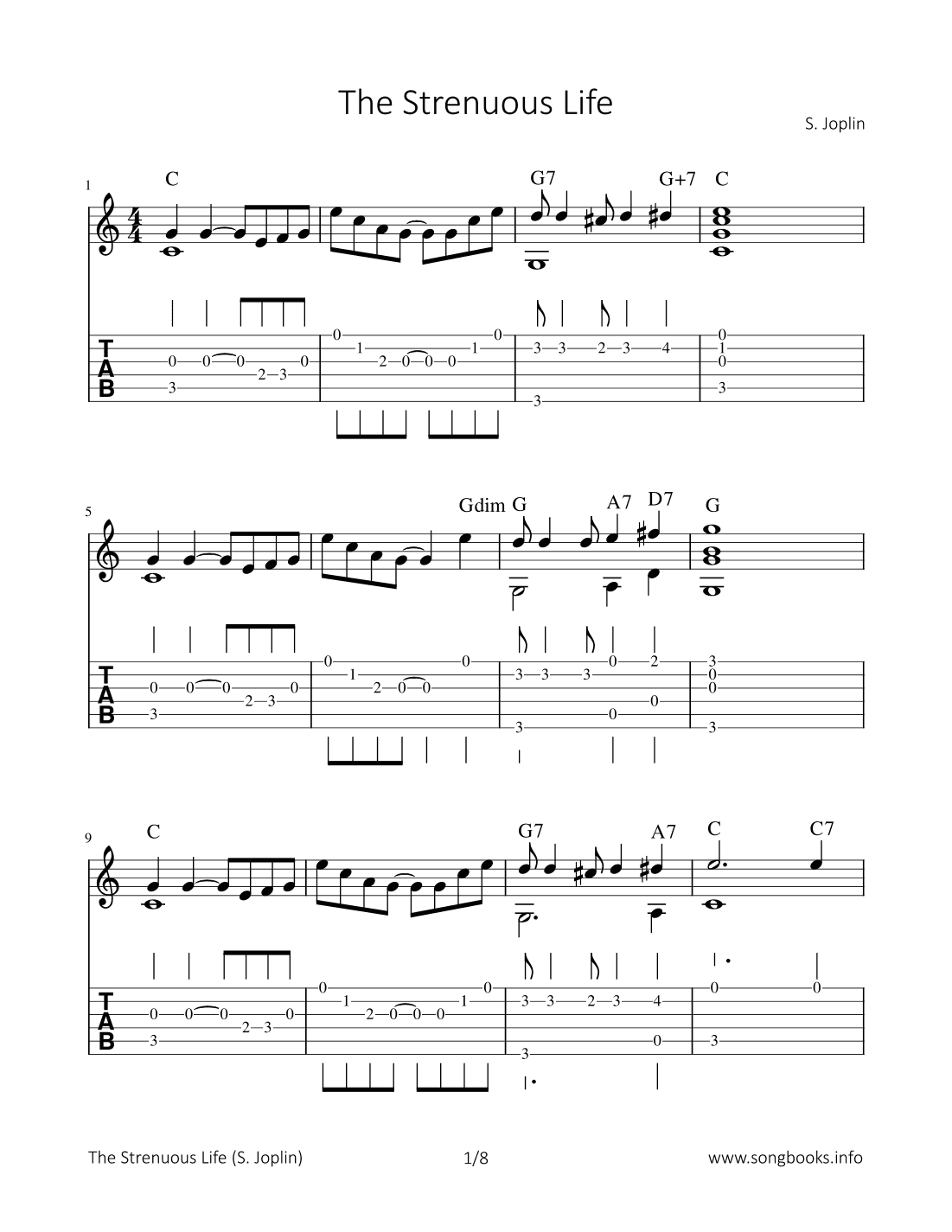 The Strenuous Life (arr. Bettina Schipp)