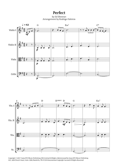 Perfect (arr. Rodrigo Faleiros)