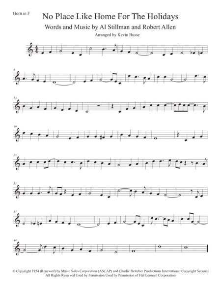 (There's No Place Like) Home For The Holidays (arr. Kevin Busse)