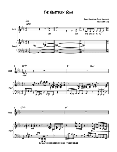 Heartburn Song (arr. Scott Bane)